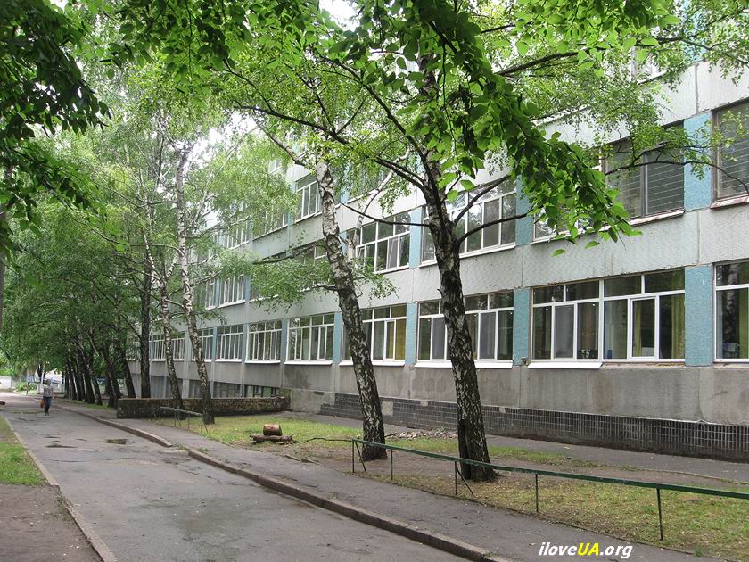Школа №31, аллея вдоль бокового корпуса. Днепропетровск